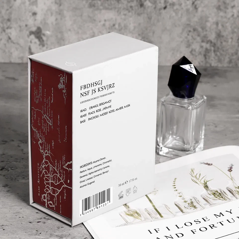 אריזה בהתאמה אישית נייר קופסאות מתנה אפור צורת ספר אפור קופסת מתנה צדפה עם מגנט